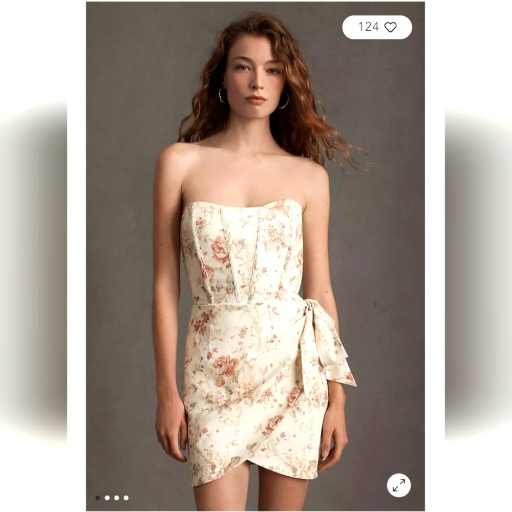 Anthropologie V. Chapman Nasturtium Mini Dress NWT
